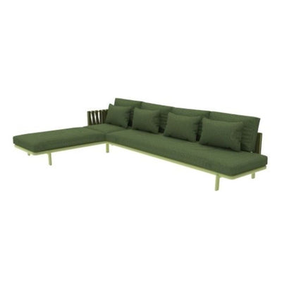 SOFÁ RESOL ANTHEA SYSTEM F | Sofá para Sala de Estar | Estructura de Aluminio Lacada | Cojines y Tapizados Idóneos para Exterior | Interior + Exterior - 70203 - Resol - NOGAL BEAT - Sillon