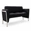 Sofá Winner de Tres Plazas para Sala - VERSA ALTUS WINNER - Estructura Aluminio - Asiento/respaldo con Espuma Pu Tapizado - AL-513S - VERSA - NOGAL BEAT - Sillón Ocasional