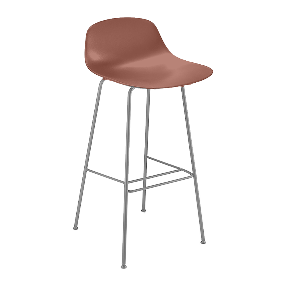 Taburete Comercial - INFINITI PURE LOOP MINI H66 4 PATAS - Varios Colores - Asiento en Policarbonato - Base Metálica 4 Patas