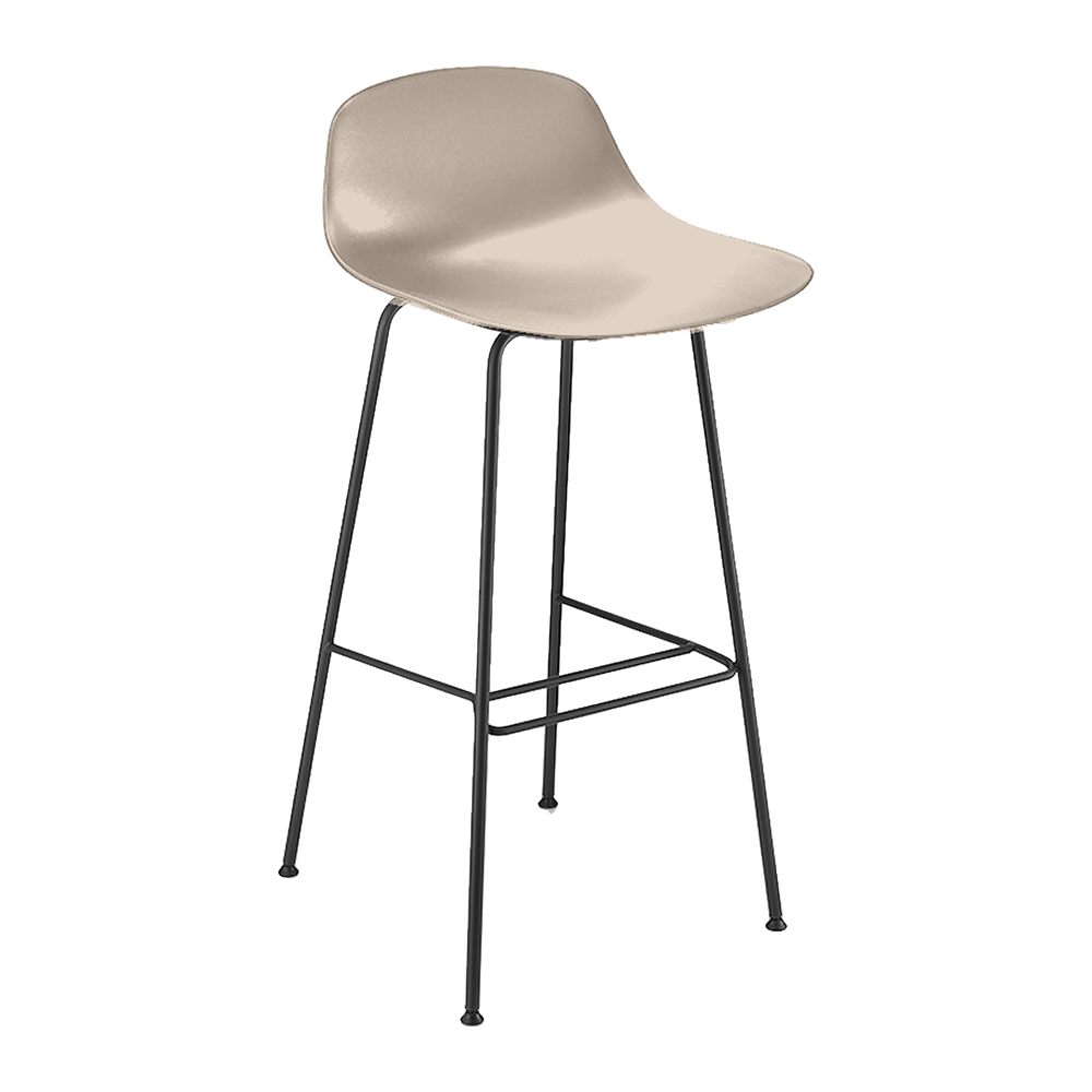 Taburete Comercial - INFINITI PURE LOOP MINI H66 4 PATAS - Varios Colores - Asiento en Policarbonato - Base Metálica 4 Patas