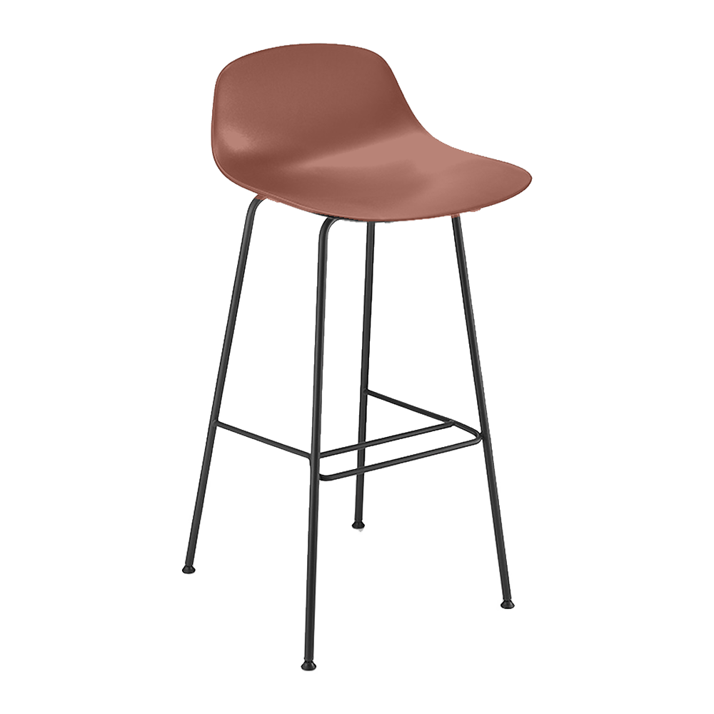 Taburete Comercial - INFINITI PURE LOOP MINI H66 4 PATAS - Varios Colores - Asiento en Policarbonato - Base Metálica 4 Patas