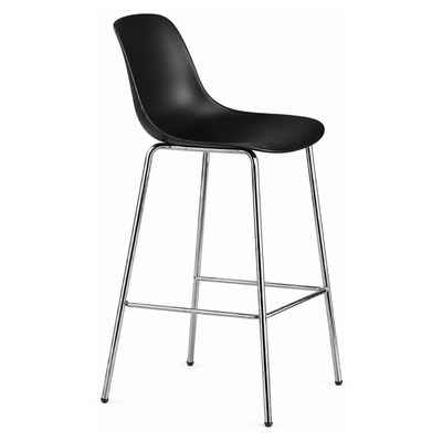 Taburete Comercial - INFINITI PURE LOOP MONO H76 4 PATAS - Varios Colores - Asiento en Polipropileno - Base Metálica 4 Patas - Altura Bar