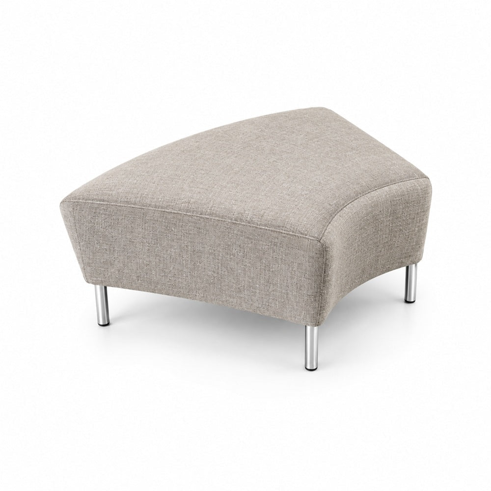 Taburete Modular Mossa - VERSA OFFSET MOSSA TABURETE - Frente 100 cm - VO-644S - VERSA - NOGAL BEAT - Taburete