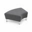 Taburete Modular Mossa - VERSA OFFSET MOSSA TABURETE - Frente 100 cm - VO-644F - VERSA - NOGAL BEAT - Taburete