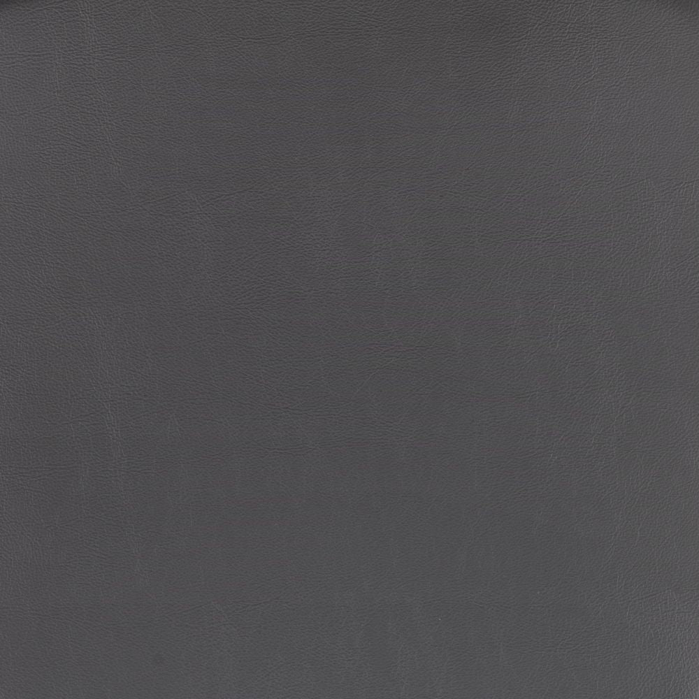 TABURETE NOGAL BEAT GENOA | Taburete Ocasional para Bar | 109 cm | Base Acero Inoxidable Plata | Gris | Piel Sintética 100 % Poliuretano | Interior - 100643 - Zuo - NOGAL BEAT -