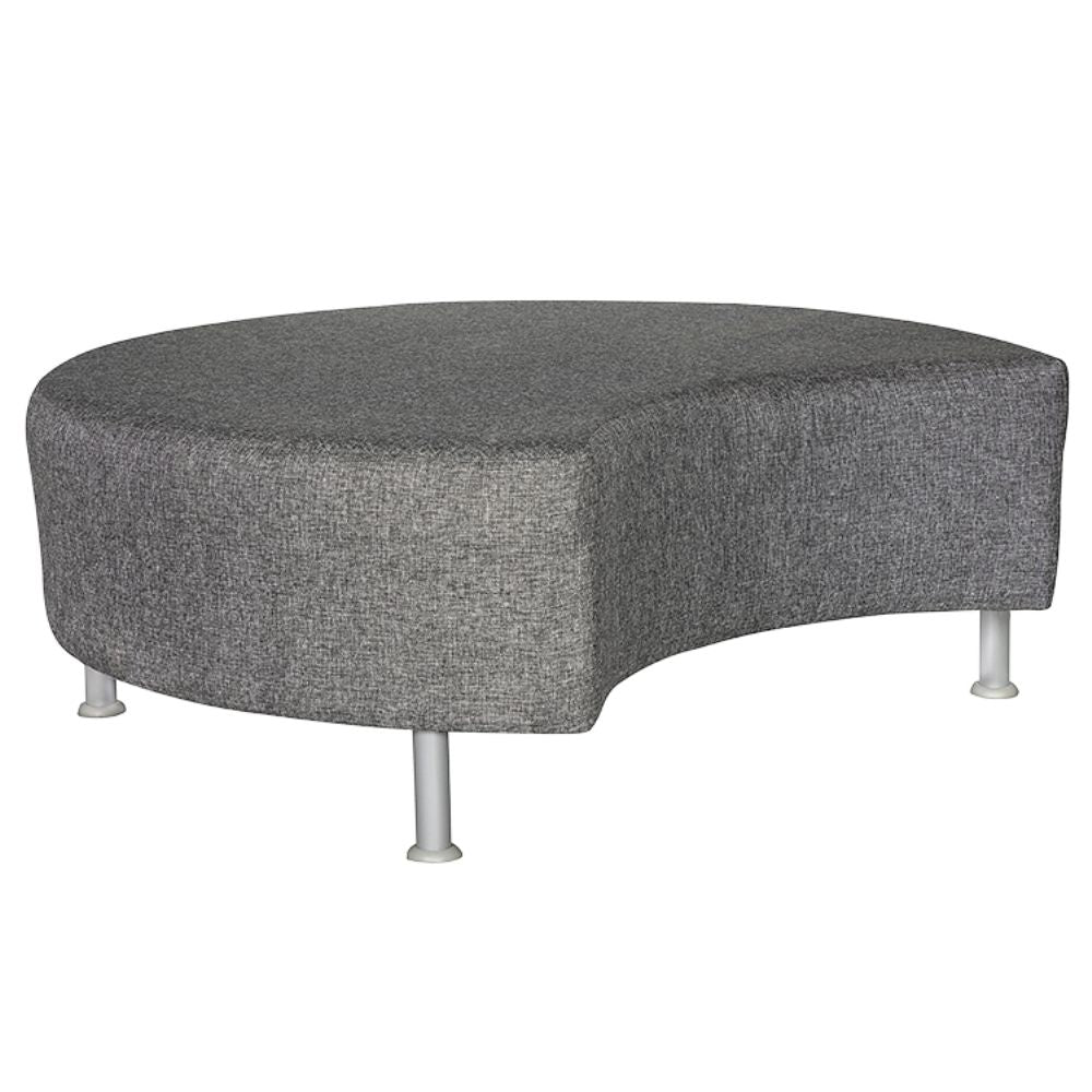 Taburete Albar Ottawa 120 con estructura de madera de pino y asiento tapizado en hule espuma