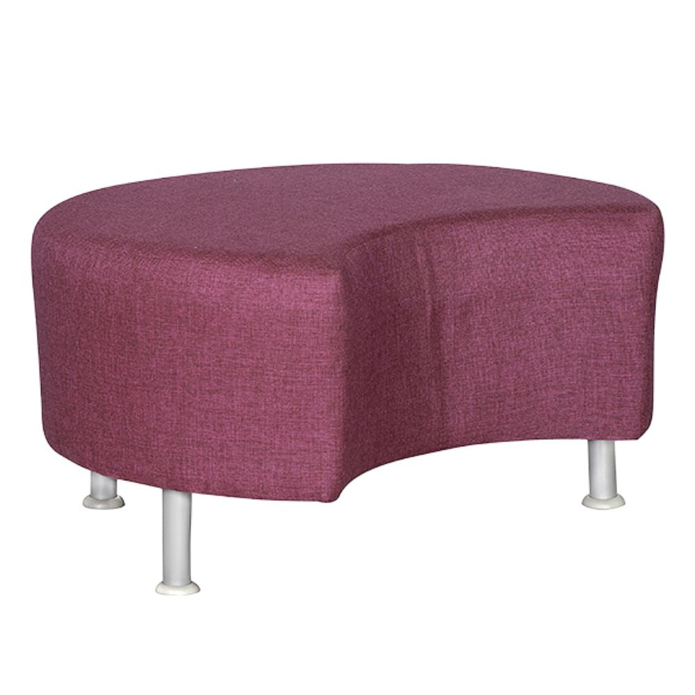 Taburete Albar Ottawa 80 con estructura de madera de pino y asiento tapizado en hule espuma