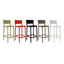 TABURETE RESOL LISBOA ALTO | Taburete Ocasional para Bar | 77 cm | Inyectado Fibra Vidrio con PP | Protección UV | Interior + Exterior - 03899 - Resol - NOGAL BEAT - Taburete
