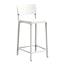 TABURETE RESOL LISBOA MEDIO | Taburete Ocasional para Bar | 67 cm | Inyectado Fibra Vidrio con PP | Protección UV | Interior + Exterior - 03901 - Resol - NOGAL BEAT - Taburete