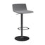 TABURETE RESOL SKIN PIE CENTRAL FULLY UPHOLSTERED | Taburete Ocasional para Comedor | 77 cm | Inyectado en Polipropileno | Tapizado Pie de Acero | Interior - 85983 + CSE13 - Resol - NOGAL BEAT - Taburete