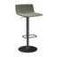 TABURETE RESOL SKIN PIE CENTRAL FULLY UPHOLSTERED | Taburete Ocasional para Comedor | 77 cm | Inyectado en Polipropileno | Tapizado Pie de Acero | Interior - 85983 + EGL49 - Resol - NOGAL BEAT - Taburete