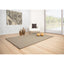 Tapete decorativo colección Ajmer N5004 rectangular de sisal en color bronce