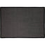 Tapete decorativo colección Ajmer N5006 rectangular en sisal color gris negro