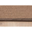 Tapete decorativo Ajmer N5007 rectangular de sisal en color café