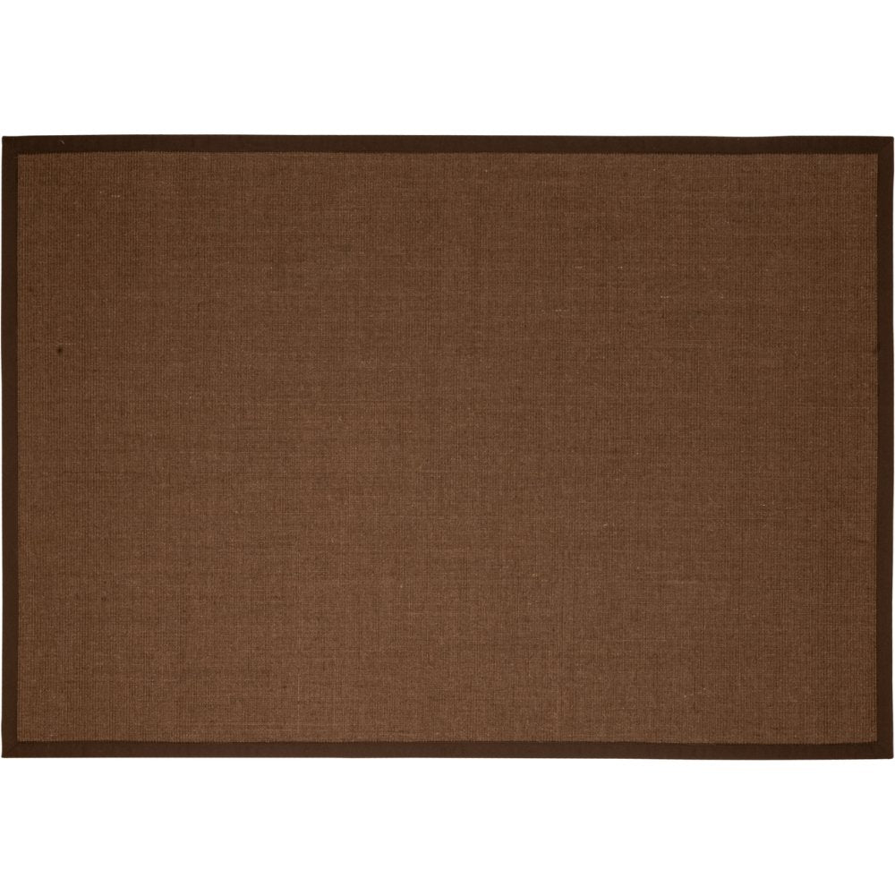 Tapete decorativo Ajmer N5007 rectangular de sisal en color café
