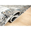 Tapete decorativo colección Amalfi T2166 rectangular en gris oro