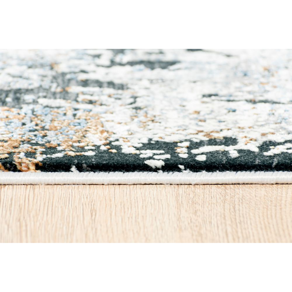 Tapete colección Amalfi T2243 rectangular en tono gris oro para decoración