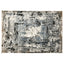 Tapete colección Amalfi T2243 rectangular en tono gris oro para decoración