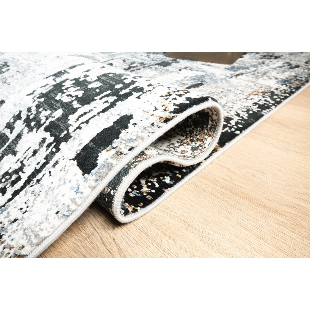 Tapete colección Amalfi T2243 rectangular en tono gris oro para decoración