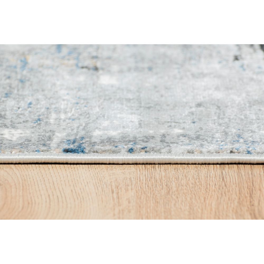 Tapete decorativo Amalfi T2283 rectangular en tonos crema, gris y oro