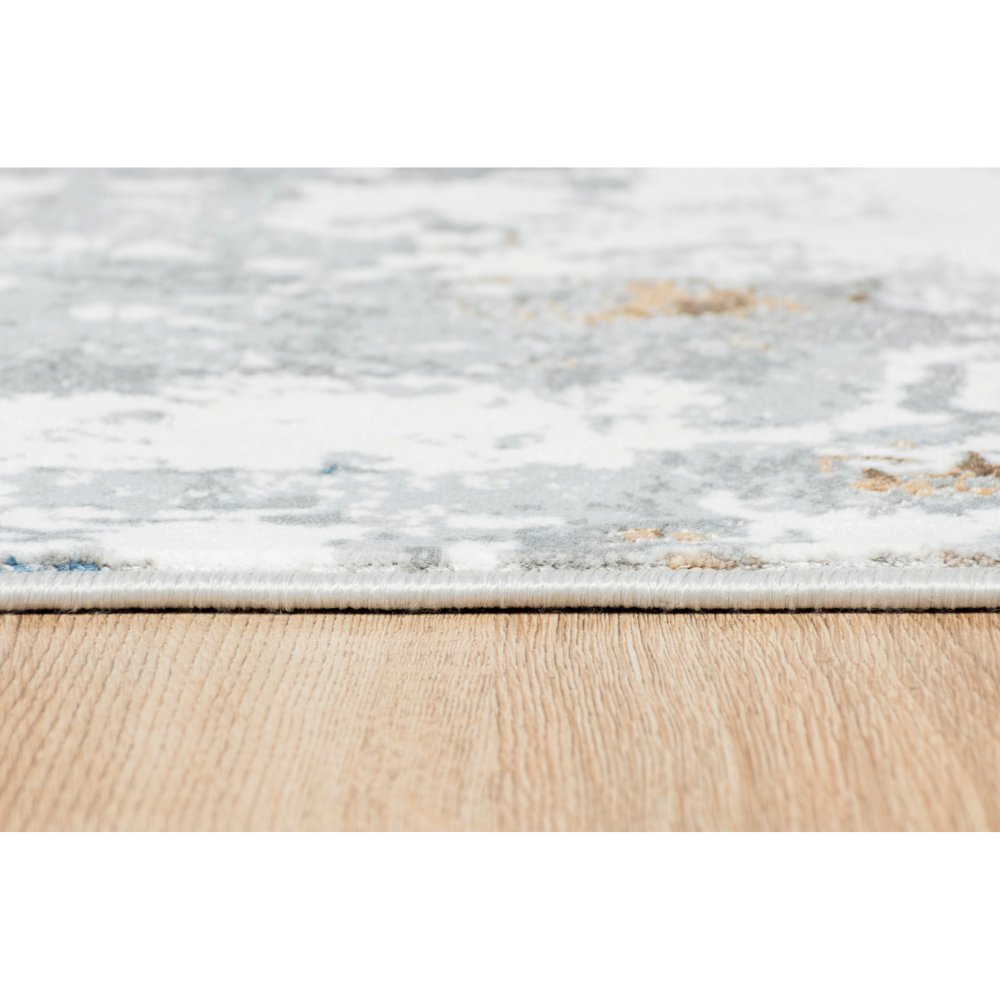 Tapete decorativo colección Amalfi T2284 rectangular en crema gris oro