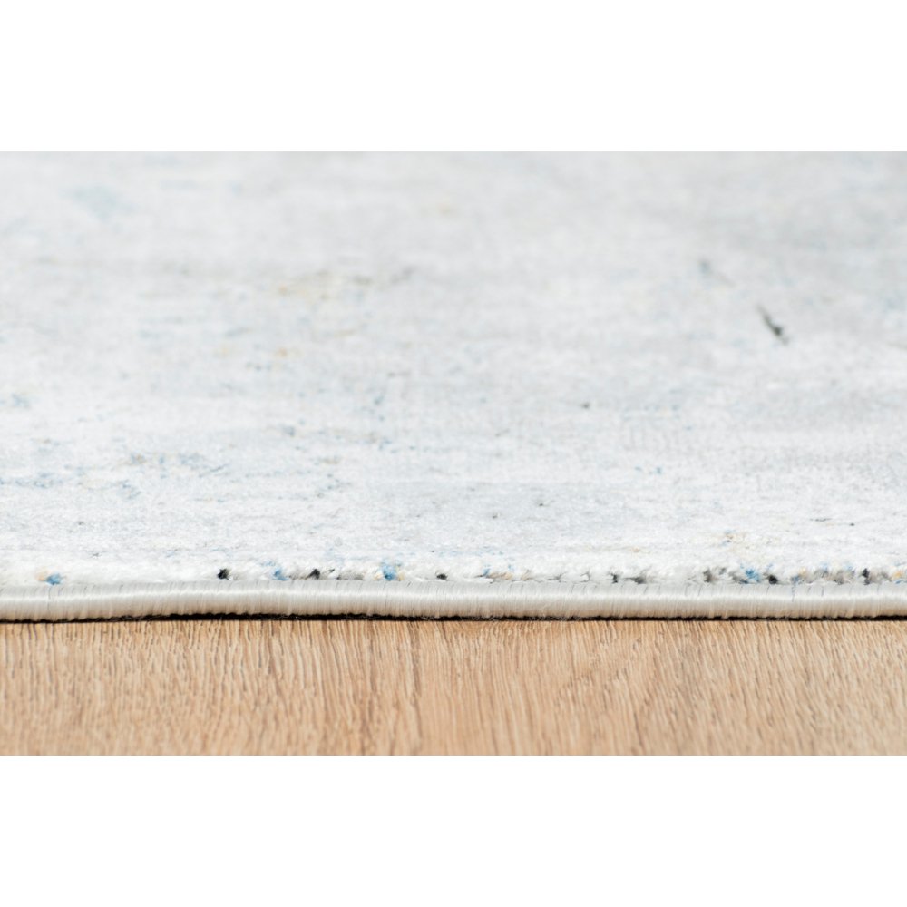 Tapete decorativo colección Amalfi rectangular en tonos crema, gris y oro