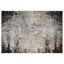 Tapete decorativo colección Amalfi rectangular en tonos crema, gris y oro