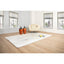 Tapete decorativo colección Amalfi T2286 rectangular en tonos crema, gris y oro