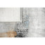 Tapete decorativo colección Amalfi T2286 rectangular en tonos crema, gris y oro