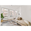 Tapete decorativo colección Amalfi T2287 rectangular en tonos crema, gris y oro