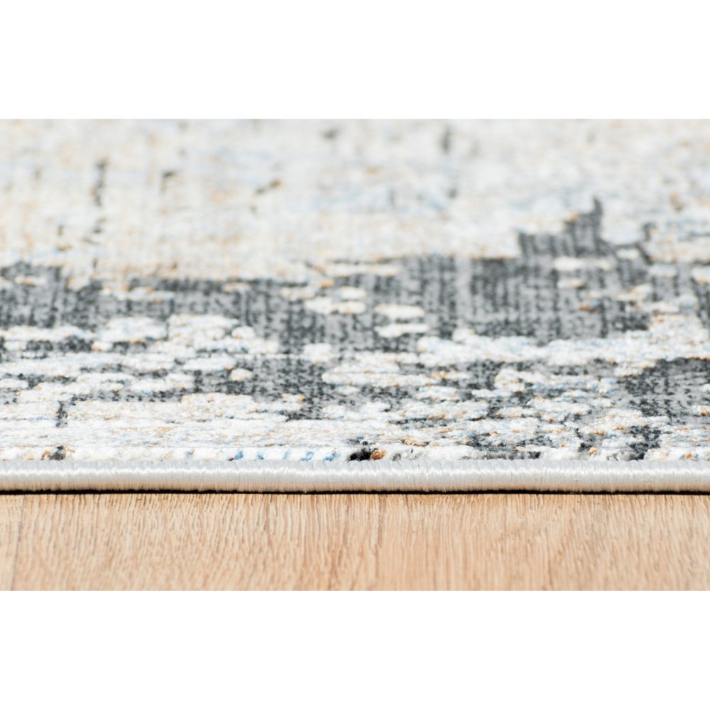 Tapete decorativo colección Amalfi T2289 rectangular color crema gris oro