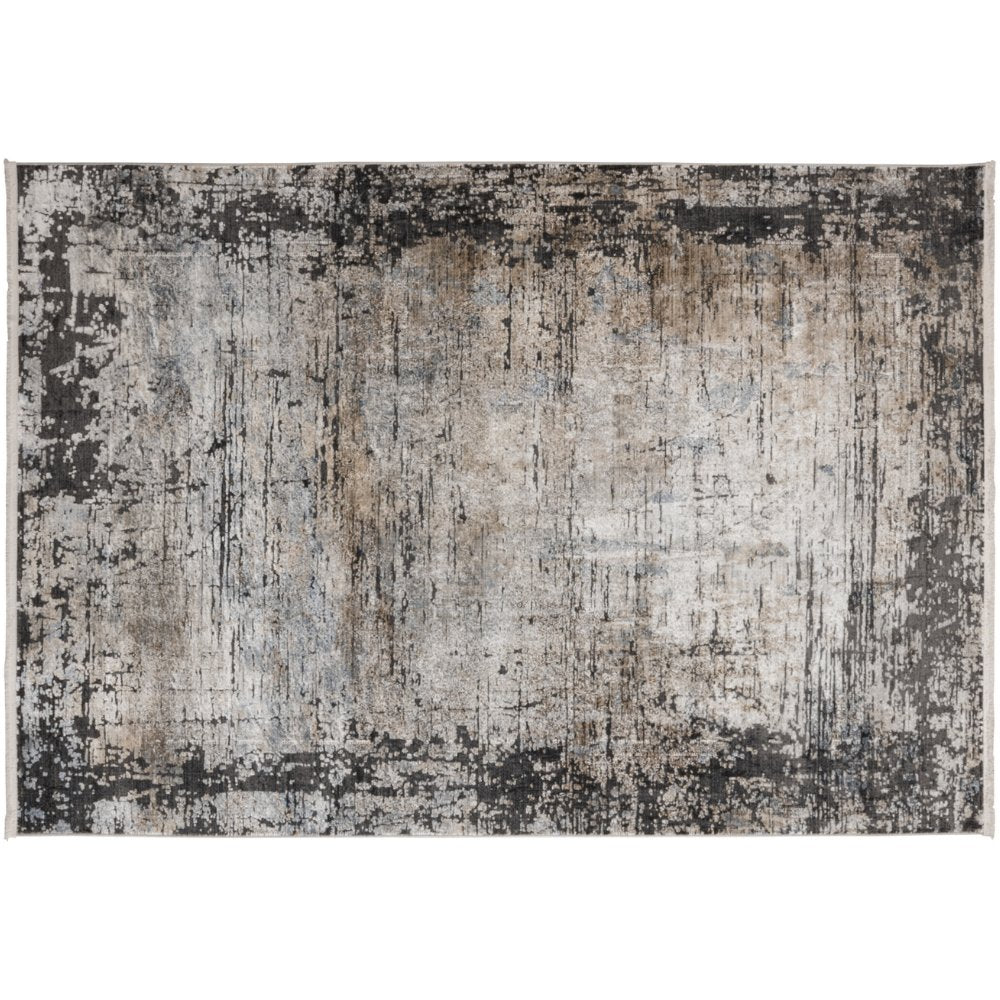 Tapete decorativo colección Amalfi T2289 rectangular color crema gris oro
