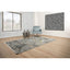 Tapete decorativo Amalfi T2290 rectangular en tonos crema, gris y oro