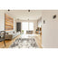 Tapete decorativo Amalfi T2290 rectangular en tonos crema, gris y oro