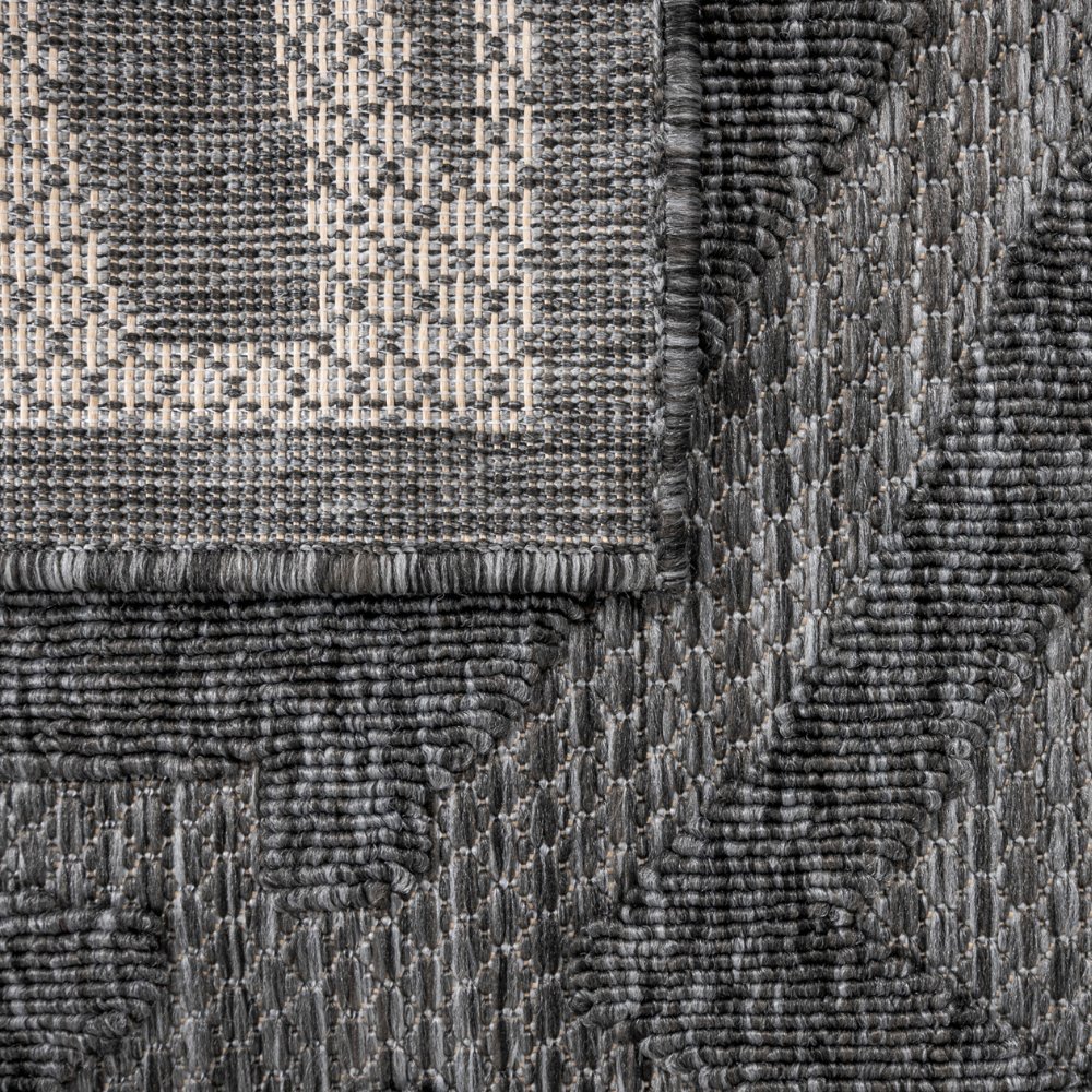 Tapete decorativo colección Aria T2251 rectangular en gris