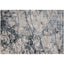 Tapete colección Belma U6026 rectangular de polipropileno y poliéster en tono plata negro