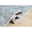 Tapete colección Civita T2269 rectangular en tonos turquesa y gris para decoración