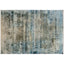 Tapete decorativo Civita T2271 rectangular en tonos crema, gris y turquesa