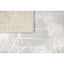 Tapete decorativo colección Deniz U7011 rectangular de poliéster en gris crema