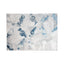 Tapete decorativo colección Deniz U7017 rectangular en poliéster color gris crema azul