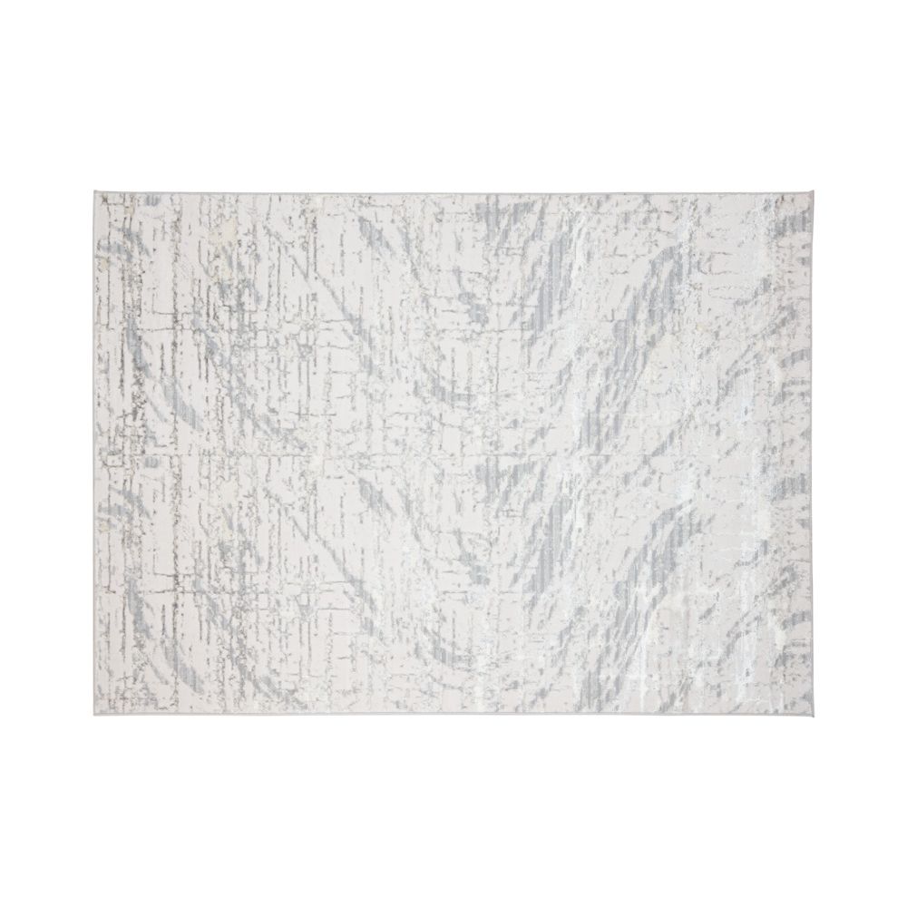 Tapete decorativo colección Deniz U7019 rectangular de poliéster en gris