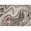 Tapete decorativo colección Elif U6030 rectangular de polipropileno y poliéster pelo corto en crema y taupe