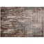 Tapete colección Elif U6032 rectangular de polipropileno y poliéster en tono crema taupe