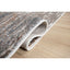Tapete colección Elif U6032 rectangular de polipropileno y poliéster en tono crema taupe