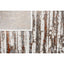 Tapete colección Elif U6032 rectangular de polipropileno y poliéster en tono crema taupe