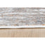 Tapete colección Elif U6032 rectangular de polipropileno y poliéster en tono crema taupe