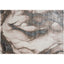 Tapete decorativo colección Elif U6033 rectangular en polipropileno y poliéster color plata taupe