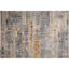 Tapete decorativo colección Elif U6035 rectangular de polipropileno y poliéster en oro taupe
