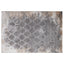 Tapete colección Jasmine U5012 rectangular de poliéster pelo corto en tono gris negro