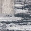 Tapete decorativo colección Jasmine U5016 rectangular de poliéster en gris negro